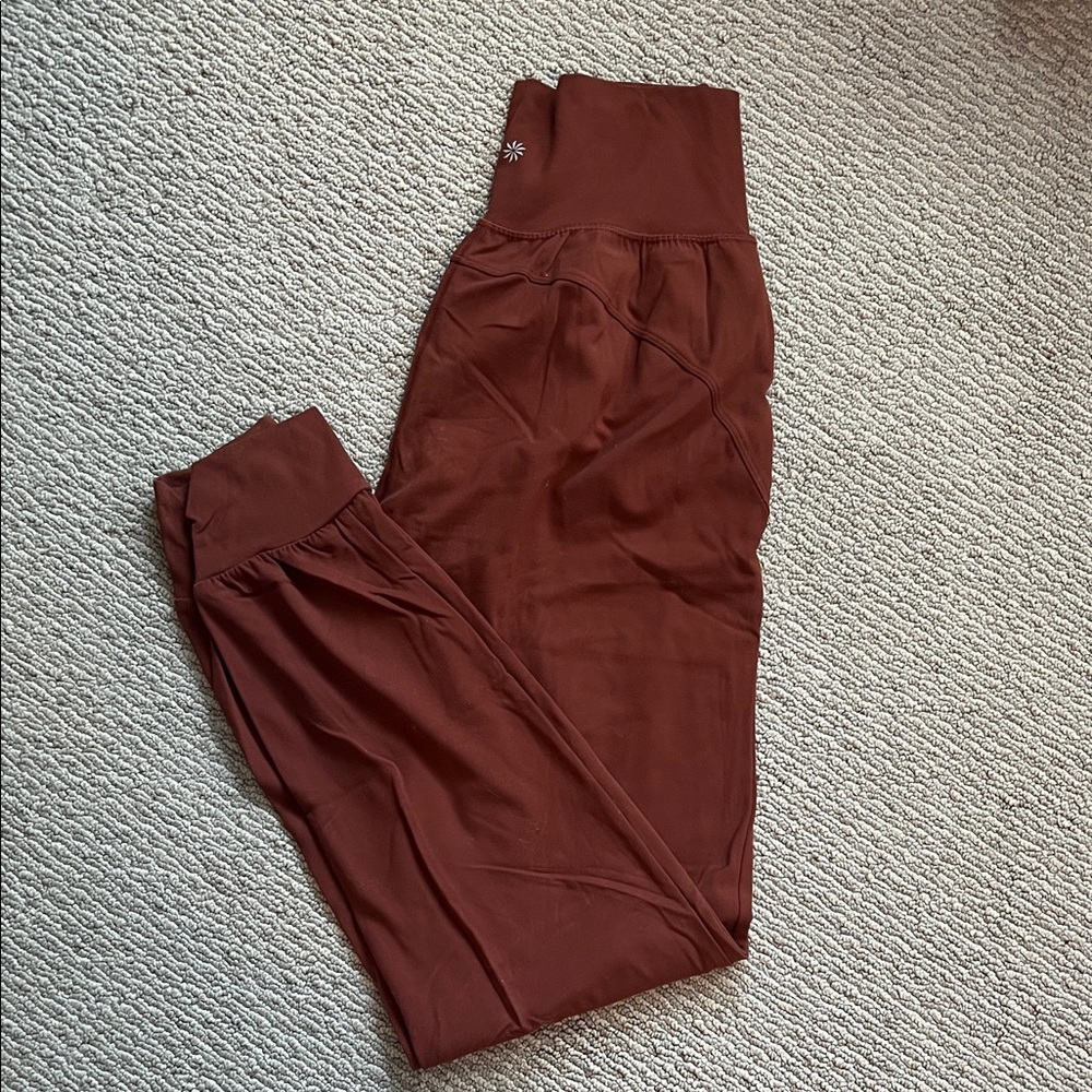 Athleta Brown Salutation Joggers (Tall)